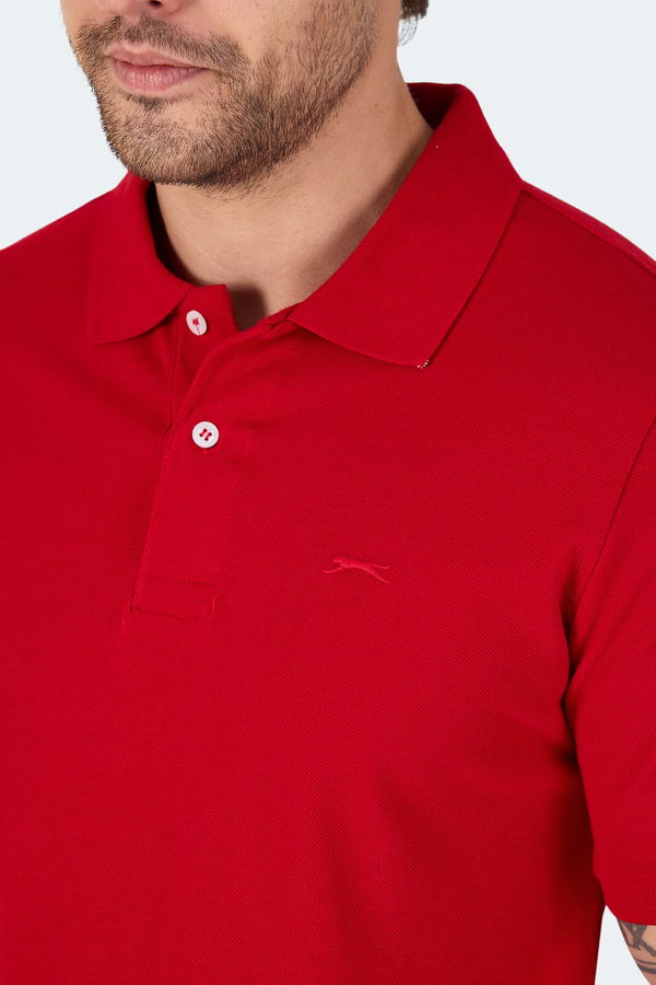 Slazenger VALE KTN Erkek Tişört Kırmızı