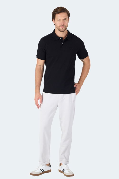 Slazenger VALE KTN Erkek Tişört Siyah
