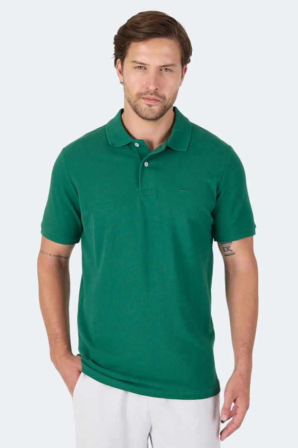 Slazenger VALE KTN Erkek Tişört Yeşil