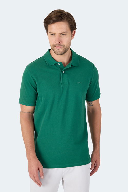 Slazenger VALE KTN Erkek Tişört Yeşil