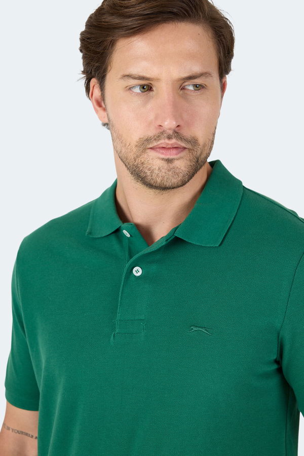 Slazenger VALE KTN Erkek Tişört Yeşil