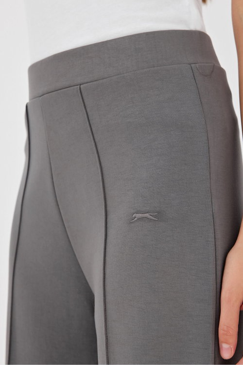 Slazenger VALENTINO Kadın Bol Paça Koyu Gri Eşofman Altı
