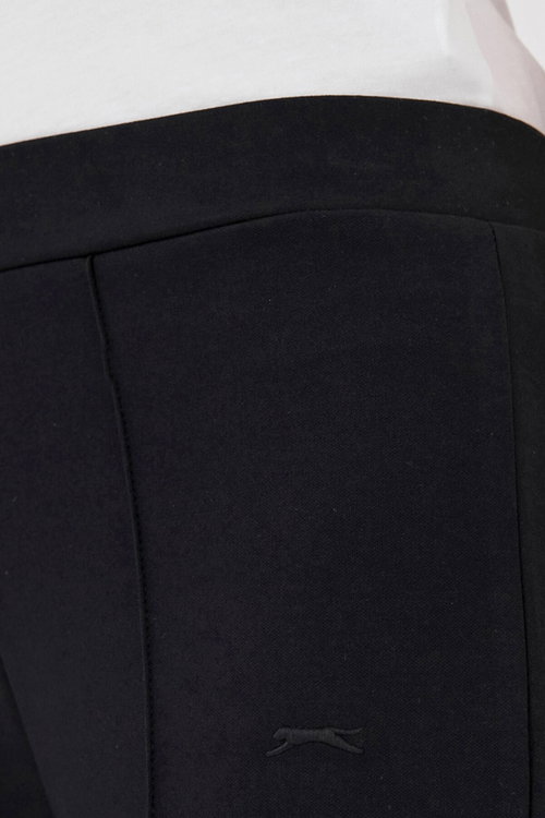 Slazenger VALENTINO Kadın Bol Paça Siyah Eşofman Altı