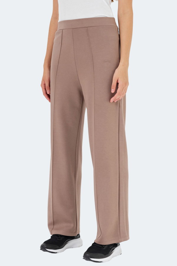 Slazenger VALENTINO Kadın Bol Paça Vizon Pantolon