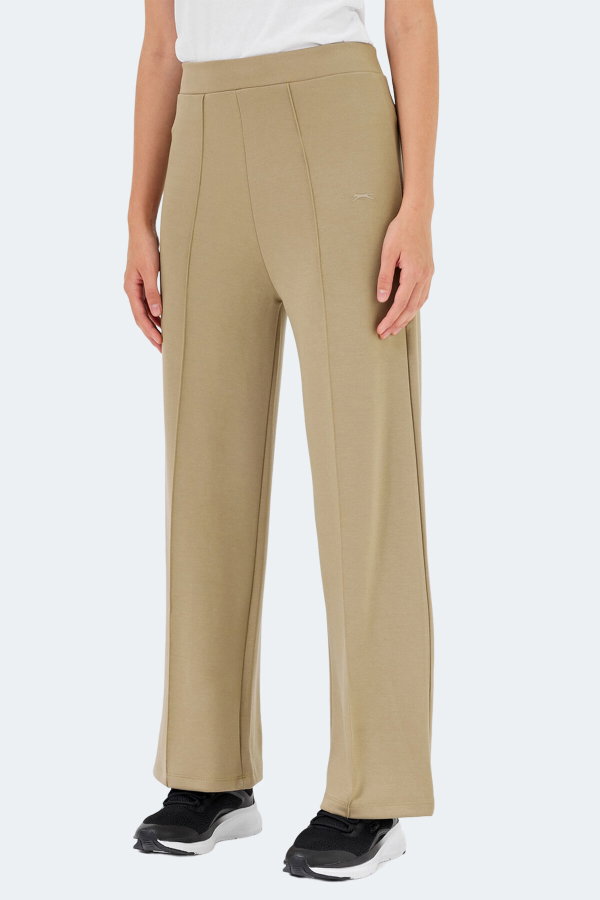 Slazenger VALENTINO Kadın Bol Paça Yeşil Pantolon