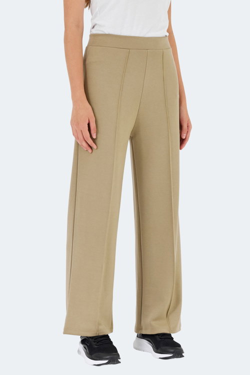 Slazenger VALENTINO Kadın Bol Paça Yeşil Pantolon