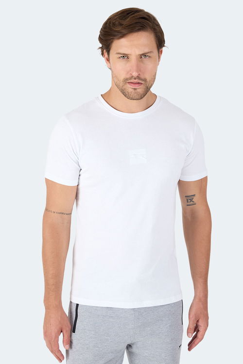 Slazenger VANN IN Erkek Beyaz Tişört