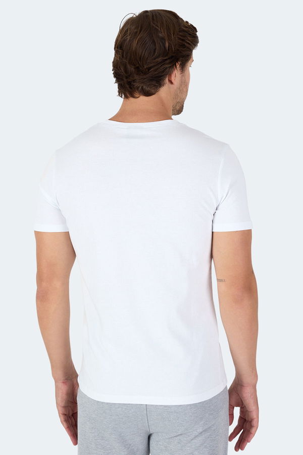 Slazenger VANN IN Erkek Tişört Beyaz