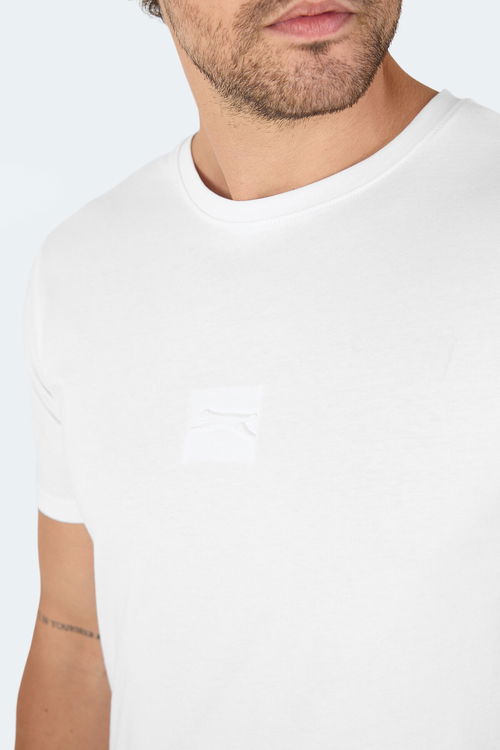 Slazenger VANN IN Erkek Beyaz Tişört