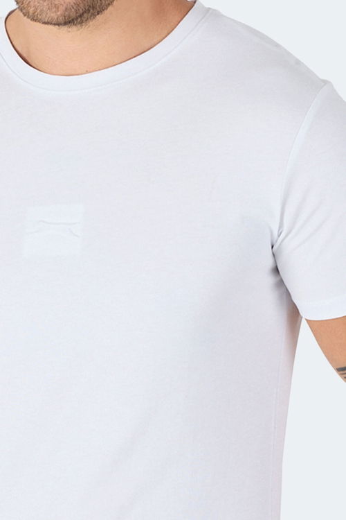 Slazenger VANN IN Erkek Beyaz Tişört