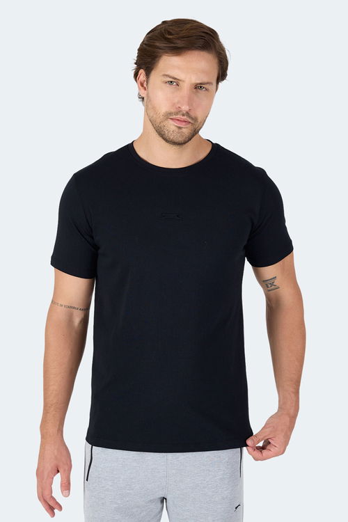 Slazenger VANN IN Erkek Siyah Tişört