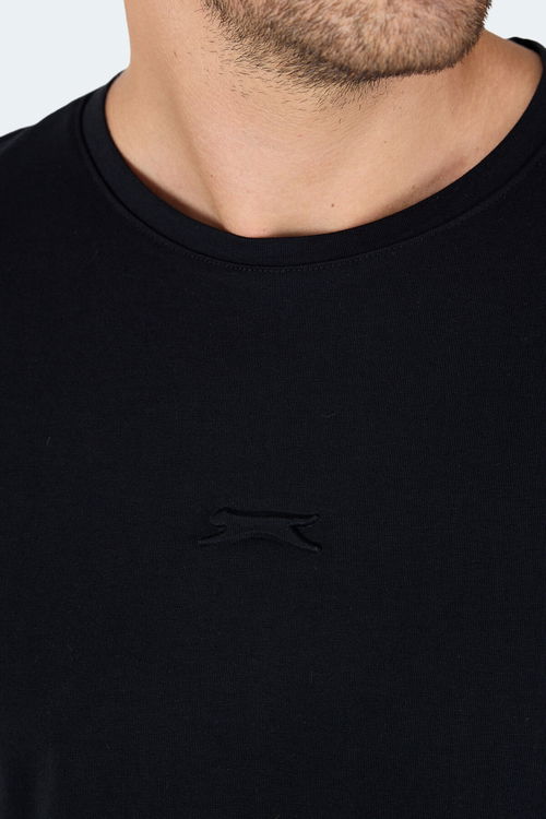 Slazenger VANN IN Erkek Siyah Tişört