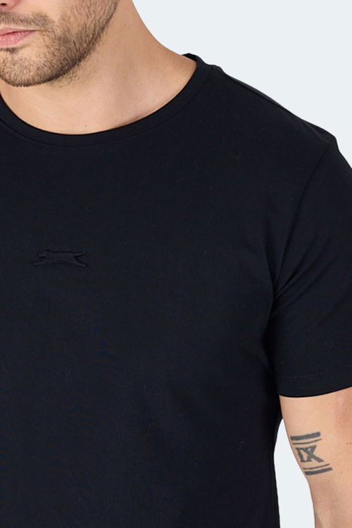 Slazenger VANN IN Erkek Siyah Tişört