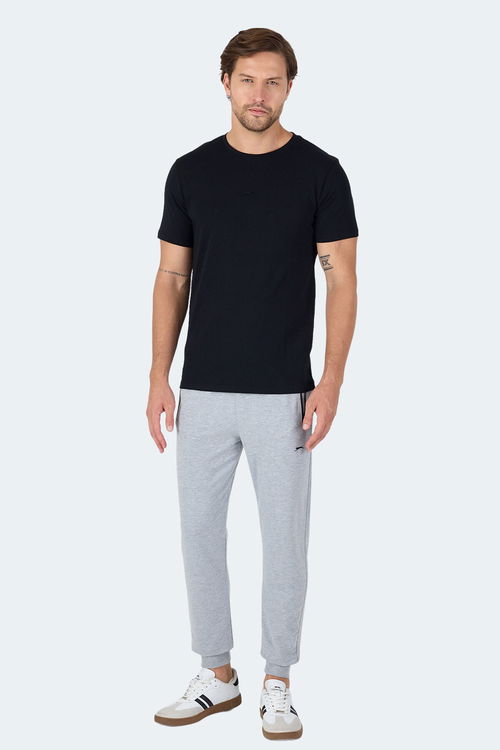 Slazenger VANN IN Erkek Siyah Tişört