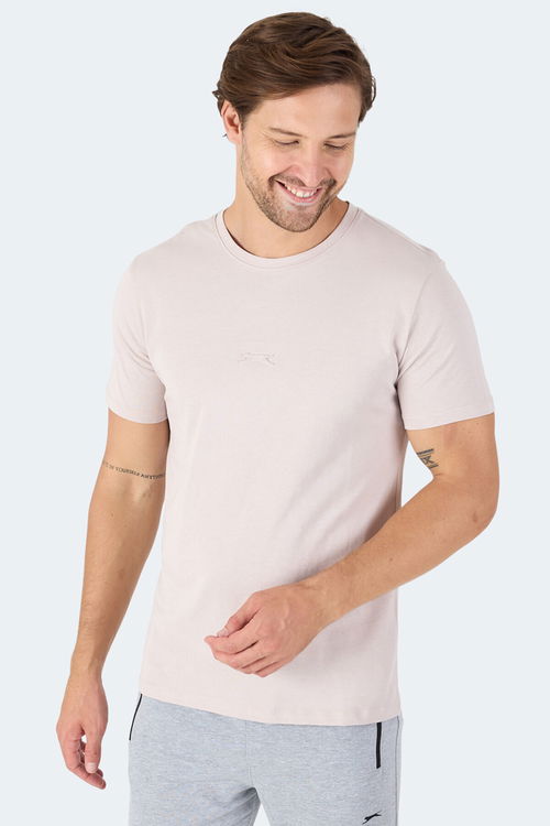 Slazenger VANN IN Erkek Taş Gri Tişört