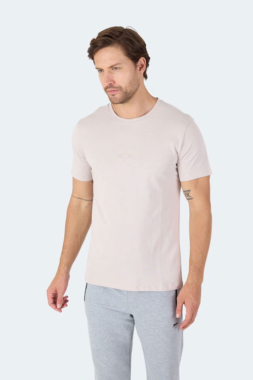 Slazenger VANN IN Erkek Taş Gri Tişört