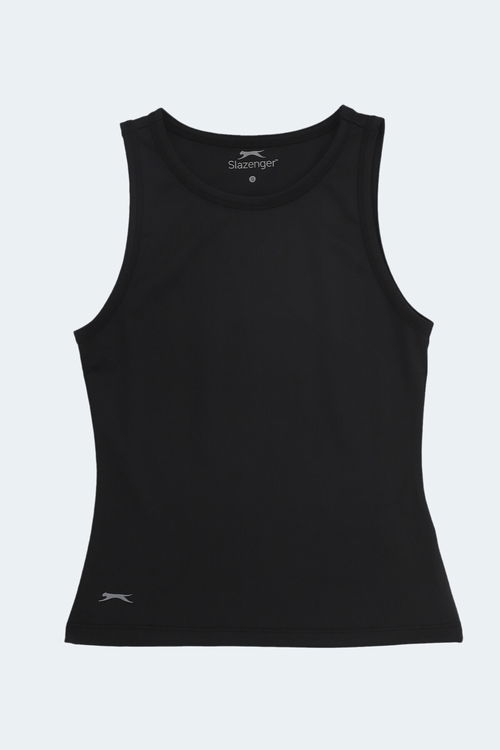 Slazenger VATIK Kadın Atlet Beyaz - Gri - Siyah