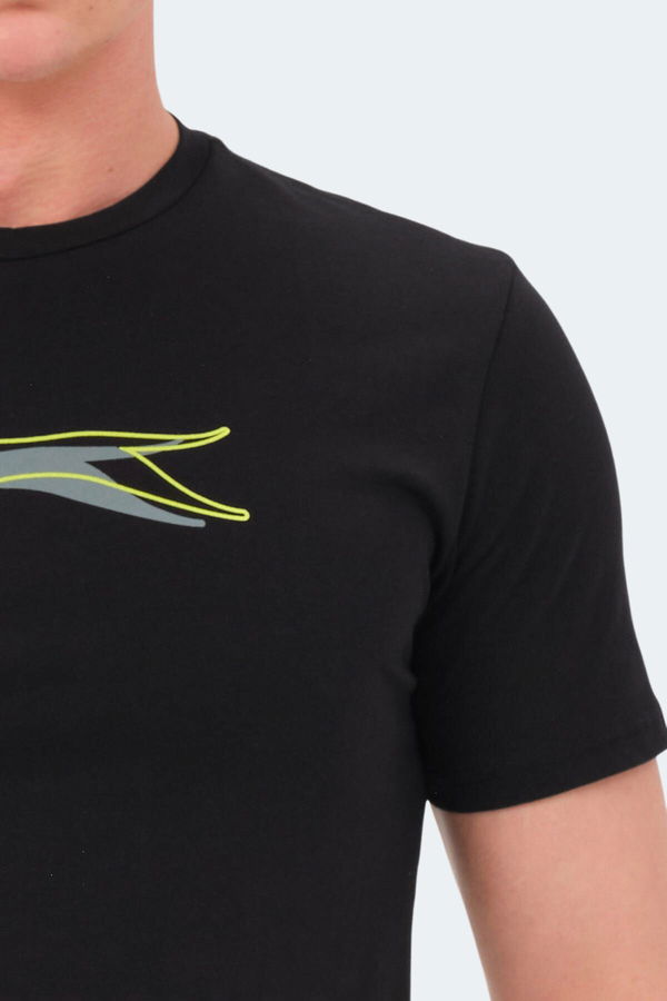 Slazenger VEDRAN KTN Erkek Tişört Siyah