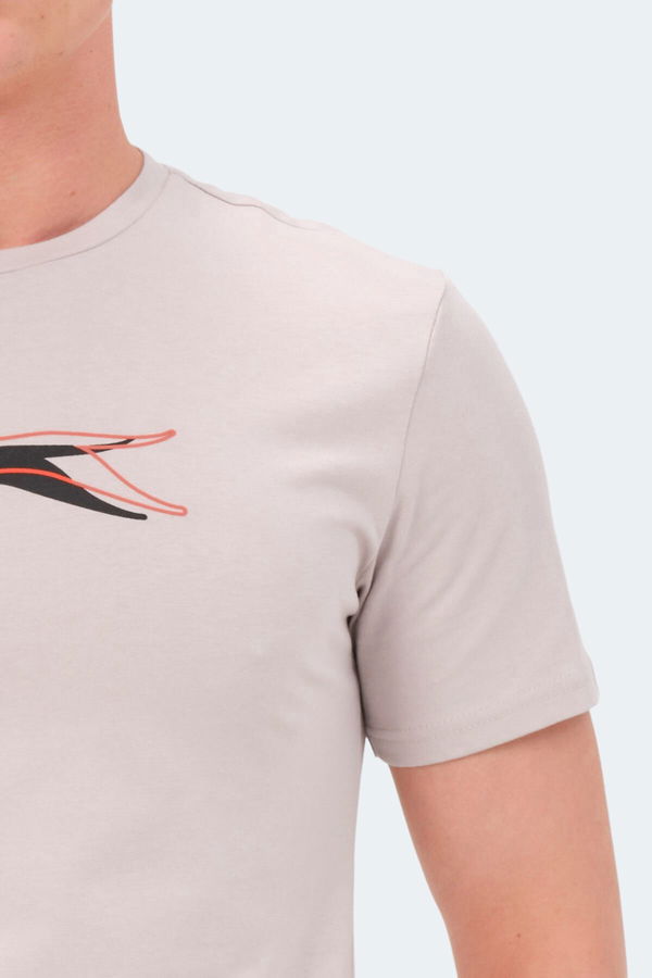 Slazenger VEDRAN KTN Erkek Tişört Taş Gri
