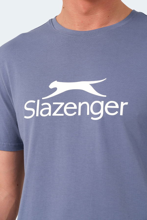 Slazenger VEERA IN Erkek Tişört Mavi