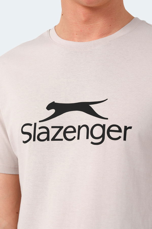 Slazenger VEERA IN Erkek Tişört Taş Gri