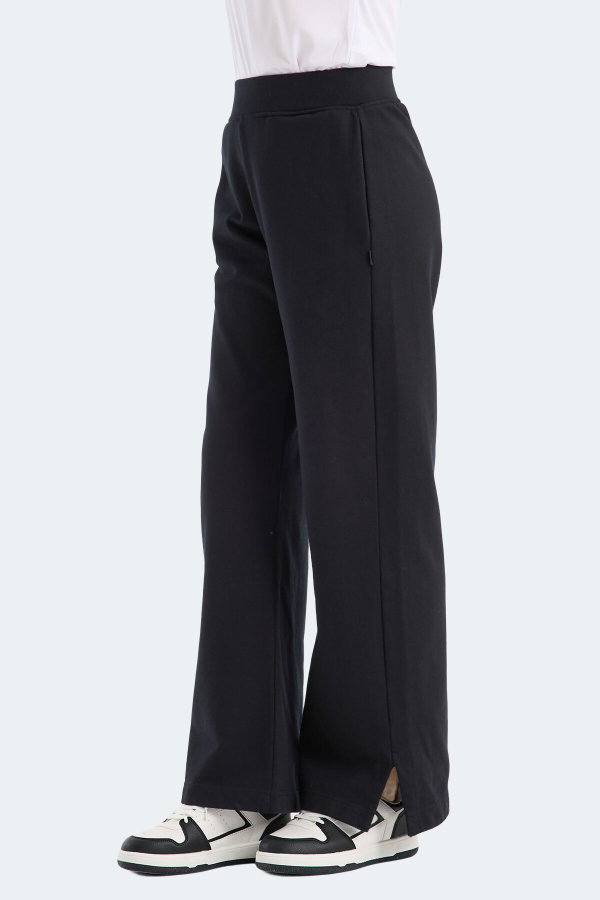 Slazenger VEGETABLE Kadın Siyah Pantolon