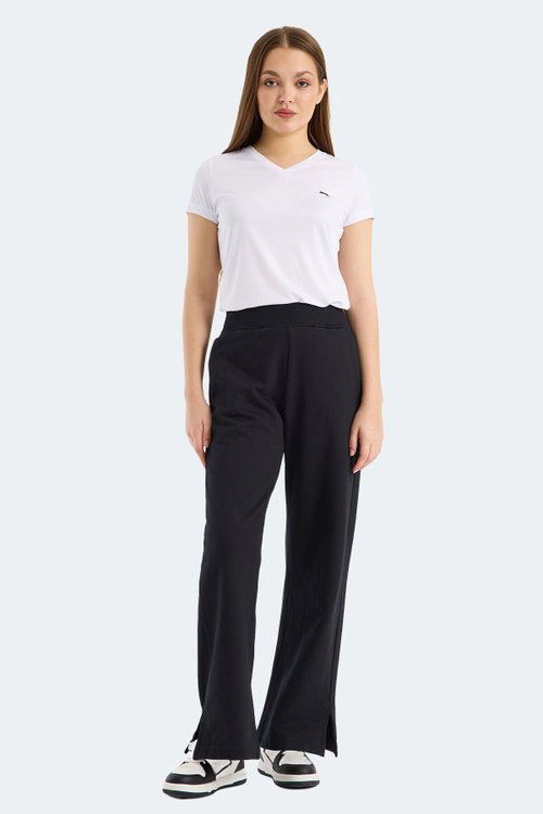 Slazenger VEGETABLE Kadın Siyah Pantolon