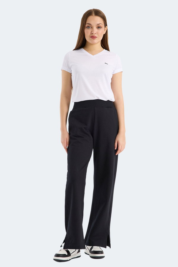 Slazenger VEGETABLE Kadın Siyah Pantolon