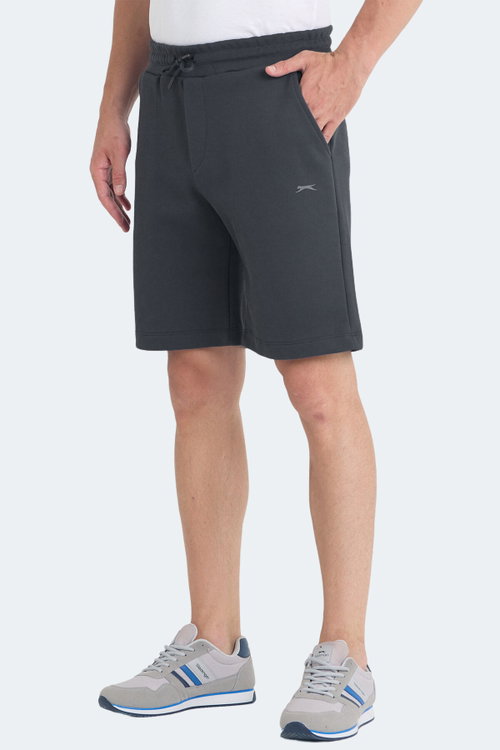 Slazenger VELVELA I Erkek Cepli Koyu Gri Şort