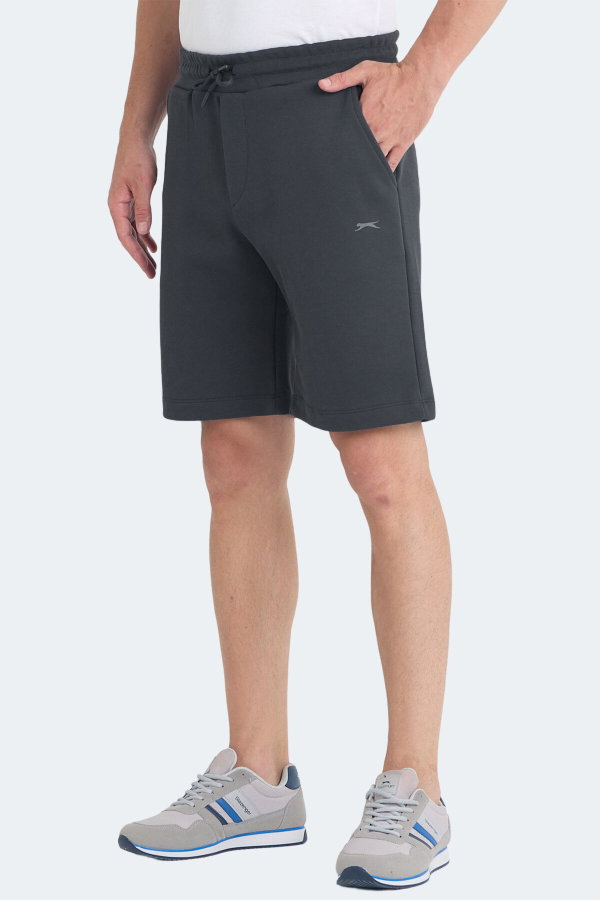 Slazenger VELVELA I Erkek Cepli Koyu Gri Şort