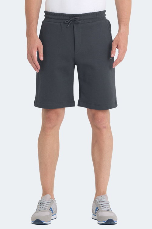 Slazenger VELVELA I Erkek Cepli Koyu Gri Şort