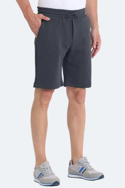 Slazenger VELVELA I Erkek Cepli Koyu Gri Şort
