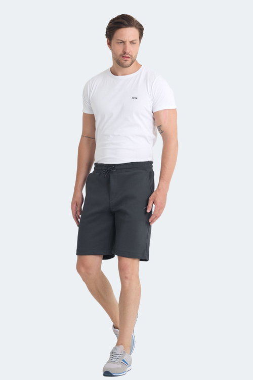 Slazenger VELVELA I Erkek Cepli Koyu Gri Şort