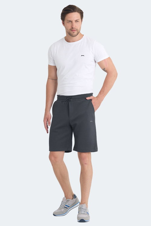 Slazenger VELVELA I Erkek Cepli Koyu Gri Şort