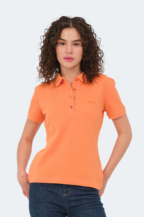 Slazenger VERA I Kadın Polo Yaka Turuncu Tişört