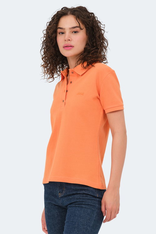 Slazenger VERA I Kadın Polo Yaka Turuncu Tişört