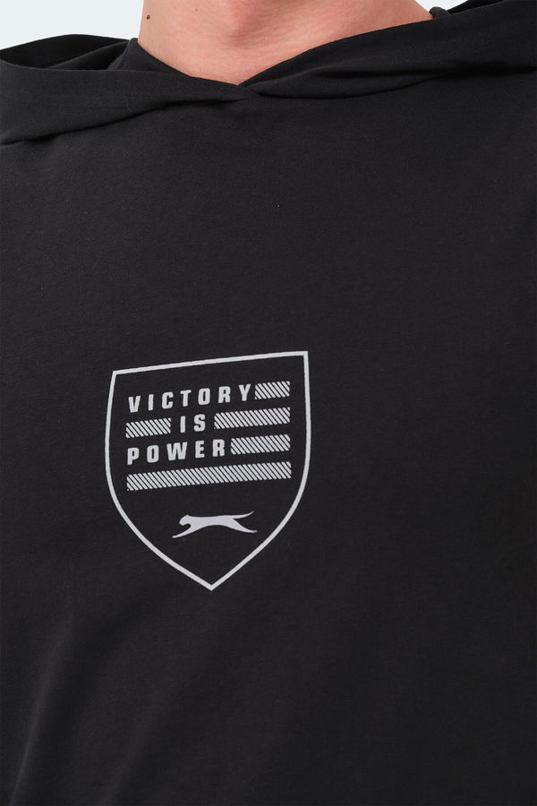 Slazenger VERSIO IN Erkek Tişört Siyah