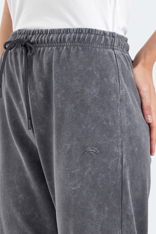 Slazenger VESPERA Kadın Bol Paça Koyu Gri Eşofman Altı