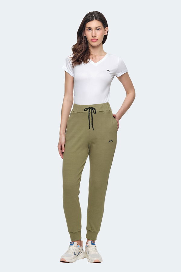 Slazenger VETERAN RBN Kadın Eşofman Altı Açık Yeşil