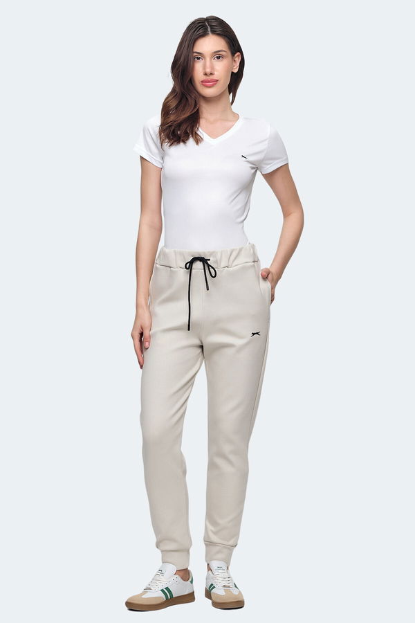 Slazenger VETERAN RBN Kadın Eşofman Altı Ekru