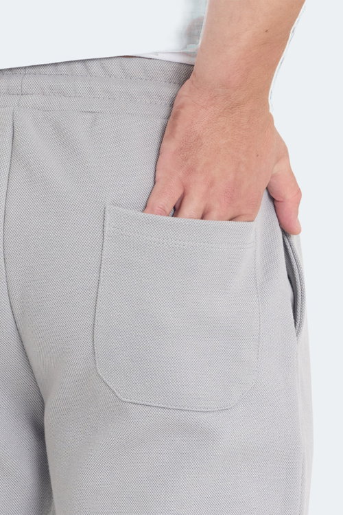 Slazenger VILJA I Erkek Cepli Kapri Gri Şort