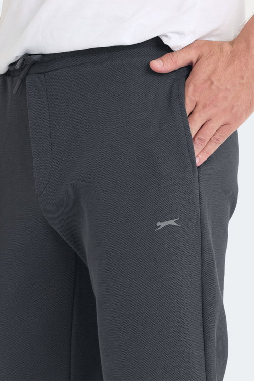 Slazenger VILJA I Erkek Cepli Kapri Koyu Gri Şort