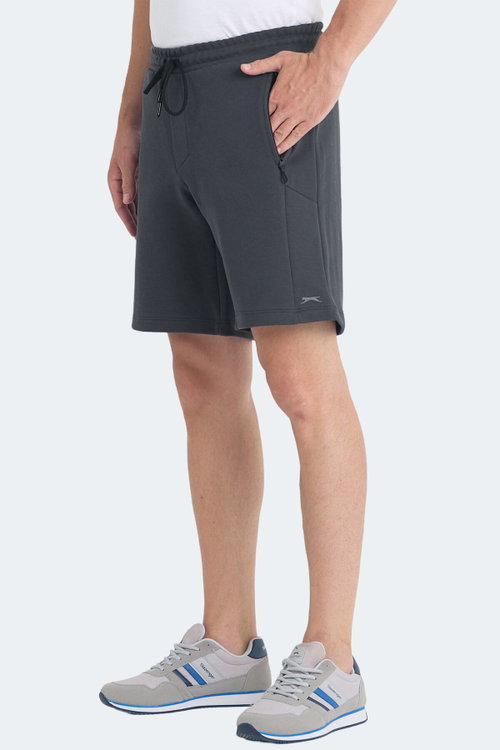 Slazenger VILTE I Erkek Cepli Koyu Gri Şort