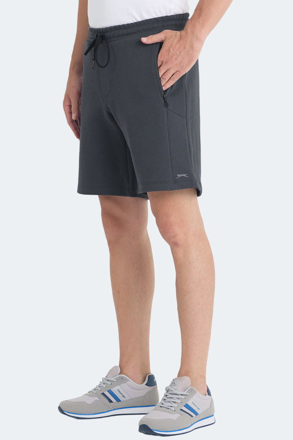 Slazenger VILTE I Erkek Cepli Koyu Gri Şort