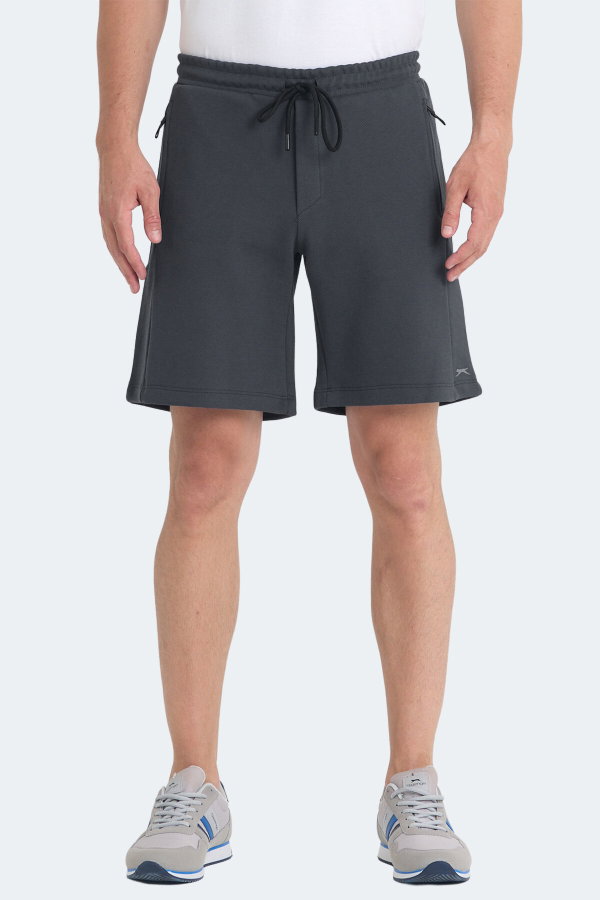 Slazenger VILTE I Erkek Cepli Koyu Gri Şort