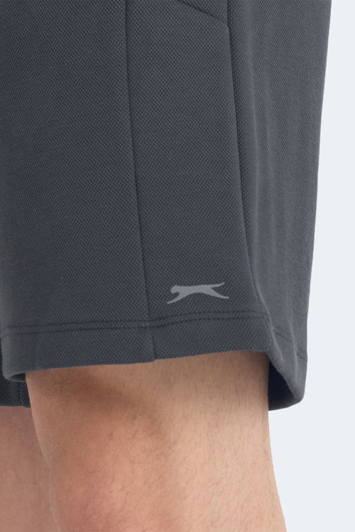 Slazenger VILTE I Erkek Cepli Koyu Gri Şort