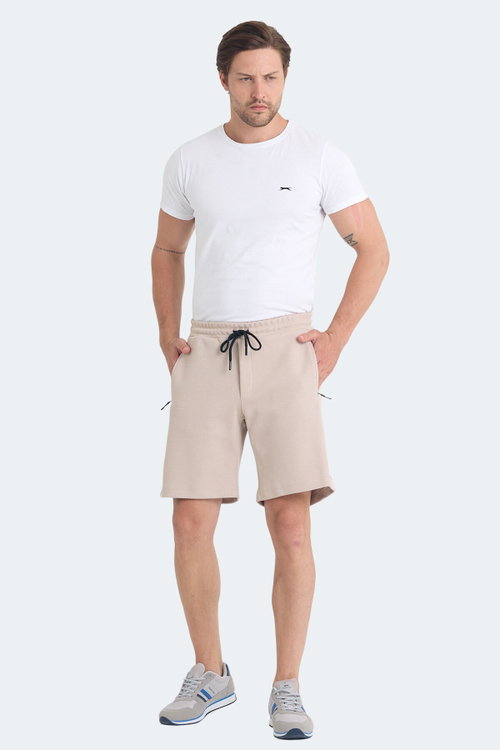 Slazenger VILTE I Erkek Cepli Taş Gri Şort