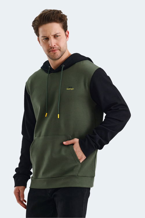 VIOLA Erkek Sweatshirt Haki / Siyah