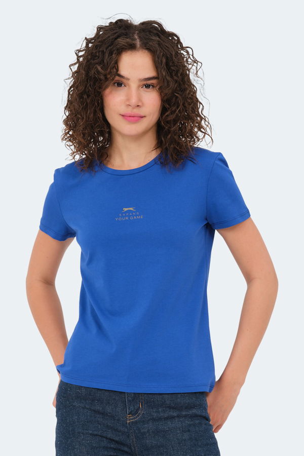VIRAJ Kadın Tişört Saks Mavi
