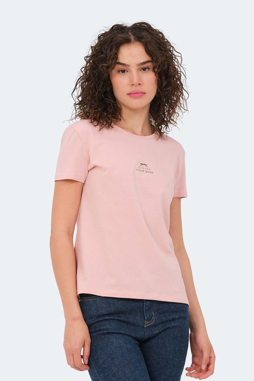 Slazenger VIRAJ Kadın Fuşya Tişört
